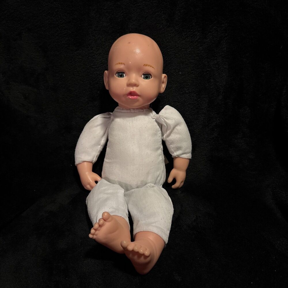 Vintage 90s The Brass Key Incorporated Baby Doll With Eyes That Close And Open